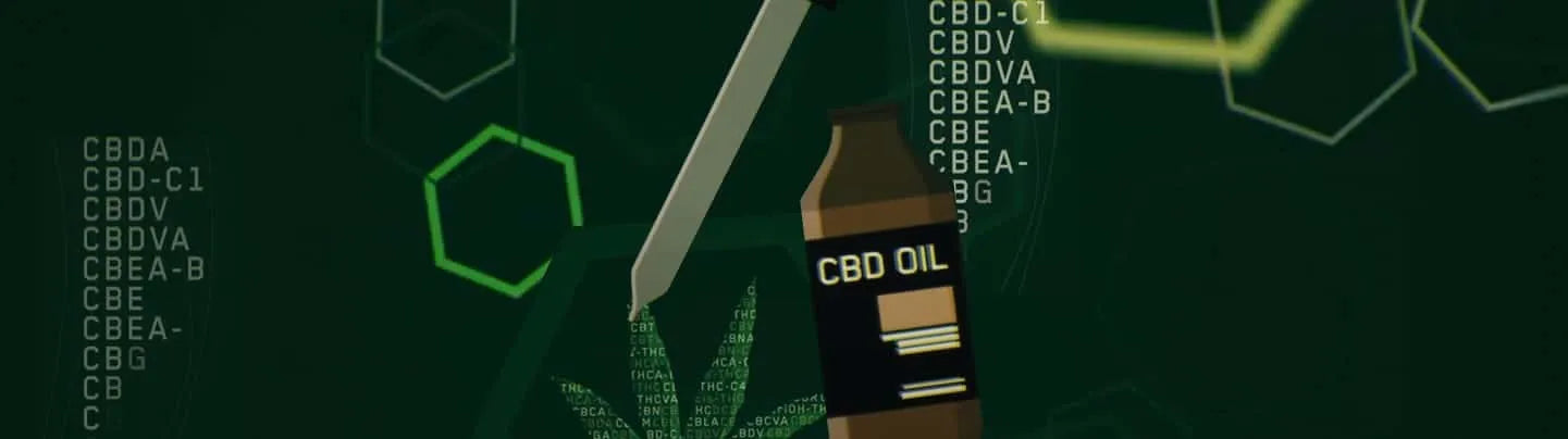 Illustration of Charlotte's Web CBD Oil tincture.