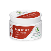 Product Image for Jar of CBD Clinic Pain Relief Ointment on a black background