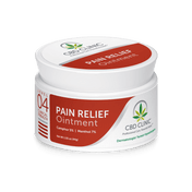Product Image for Jar of CBD Clinic Pain Relief Ointment on a black background