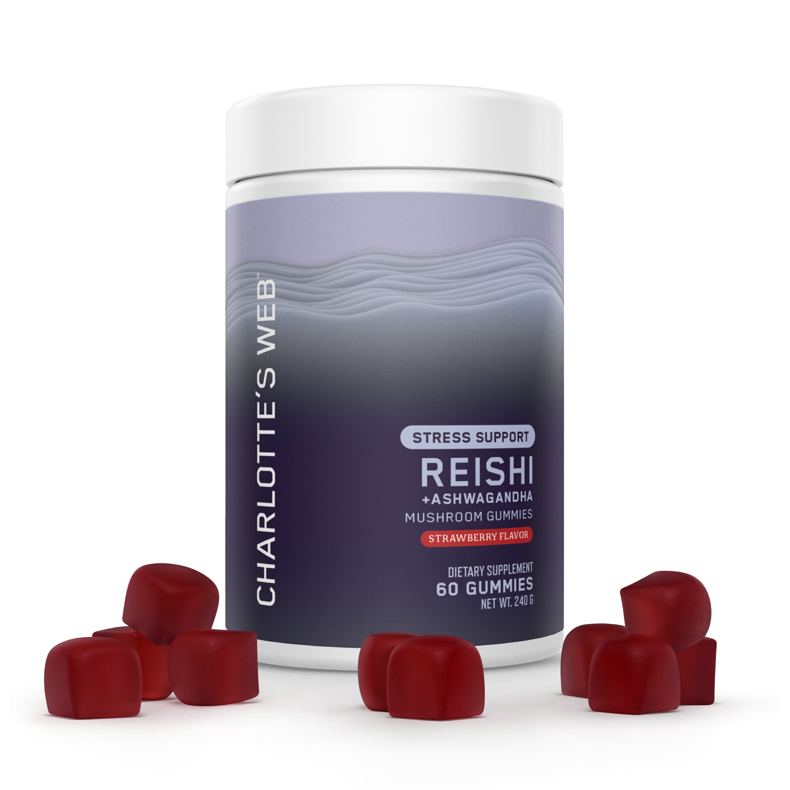 Stress Support with Reishi & Ashwagandha Mushroom Gummy