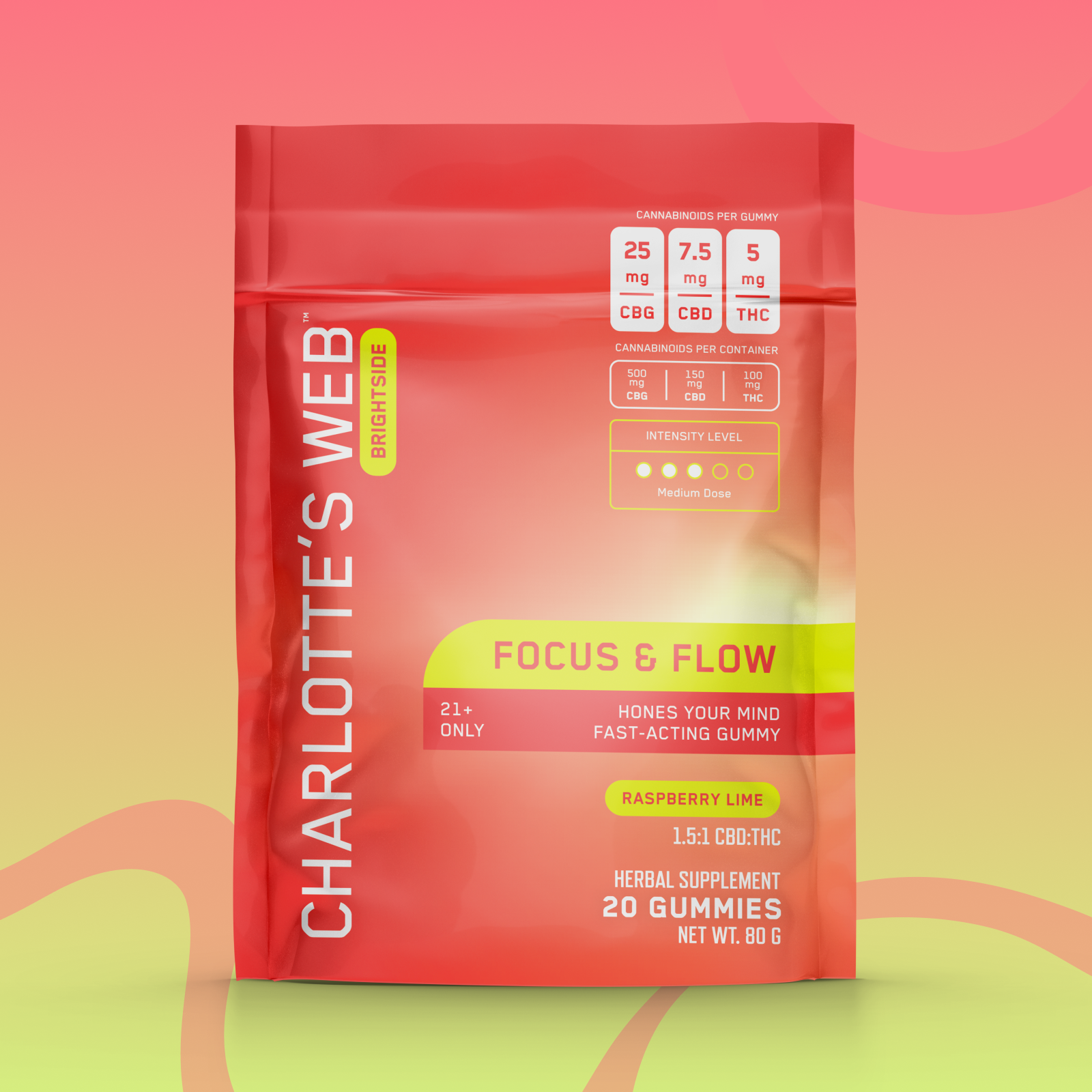 Product Image for Focus &amp; Flow THC Gummy