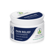 Product Image for Jar of CBD Clinic Pain Relief Ointment on a black background