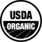 USDA Organic Logo in black and white